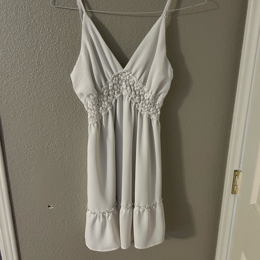 Liberty Love White Smocked Dress